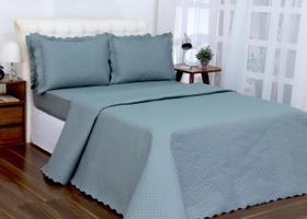 Kit 3 Pçs Cobre Leito Casal Queen Classic