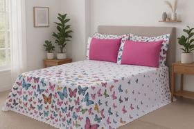 Kit 3 Pçs Cobre Leito Colcha Casal Queen Bel