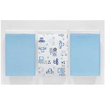 Kit 3 Pçs Fronha Para Bebê 30X40 100% Algodão Baby Movel