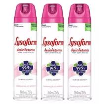 Kit 3 pçs lysoforme 360ml lembrança infância desinfetante superfícies Kit 3 pçs lysoforme 360ml lembrança infância desinfetante superfícies