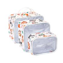 Kit 3 Pçs Necessaries Bebê e Infantil Impermeável com Visor e Zíper