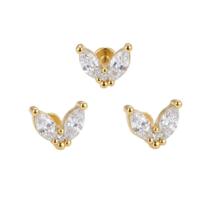 Kit 3 Pcs Piercing Sem Rosca Cauda de Sereia Australianos Aço Cirurgico Pvd Gold cor:douradotamanho:8mm (M) Kit 3 Pcs Piercing Sem Rosca Cauda de Sereia Australianos Aço Cirurgico Pvd Gold cor:douradotamanho:8mm (M)