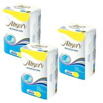 Kit 3 Pct Absorvente Geriátrico Absorv Pacote C 50 un Uso Unissex