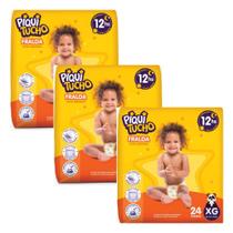Kit 3 PCT Fralda Descartável Piquitucho Mega - Todos os Tamanhos