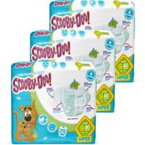 KIT 3 PCT Fralda Descartável Scooby Doo Hiper