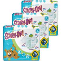 KIT 3 PCT Fralda Descartável Scooby Doo Hiper