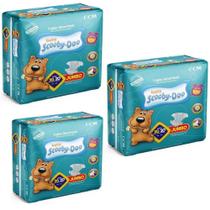 Kit 3 PCT Fralda Descartável Scooby Doo Jumbo Todos Os Tamanho-(P)(M)(G)(XG)(XXG)