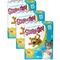 Kit 3 PCT Fralda Descartável Scooby Doo Mega Kit 3 PCT Fralda Descartável Scooby Doo Mega
