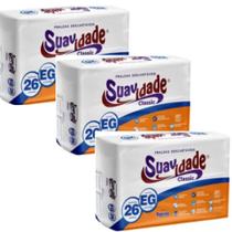 KIT 3 Pct Fralda Geriatrica Descartavel Suavidade Classic - Todos Os Tamanhos KIT 3 Pct Fralda Geriatrica Descartavel Suavidade Classic - Todos Os Tamanhos