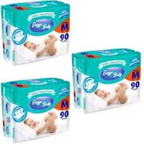 KIT 3 PCT Fraldas Descartáveis Atacado Barato Enzzo Baby Pacotão Todos os tamanhos