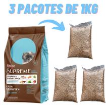 Kit 3 pcts Ração Para Cães Quatree Supreme Raças Pequenas Filhotes