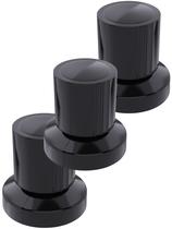 Kit 3 Peças Acabamento ABS Blukit Padrão C-40 Itapema Preto