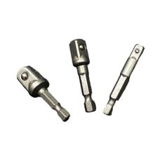 Kit 3 Peças Adaptador Para Soquetes Encaixe Quadrado 1/2-3/8-1/4 - Pen tech Kit 3 Peças Adaptador Para Soquetes Encaixe Quadrado 1/2-3/8-1/4 - Pen tech