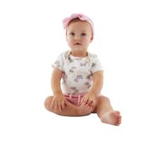 Kit 3 Peças Bebê Menina em Suedine - Up Baby