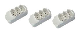 Kit 3 Peças Benjamin Front 2P+T 10a Branco Padrão Brasileiro
