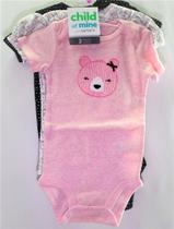 Kit 3 Peças Bodies - Little Girl - Carter's - 6 A 12 MESES