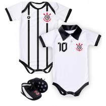 Kit 3 peças Body Corinthians - 3-6 meses