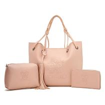 Kit 3 peças Bolsa Com Carteira e Necessarie porta maquiagem Kit 3 peças Bolsa Com Carteira e Necessarie porta maquiagem
