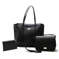Kit 3 Peças Bolsa Feminina Atacado Revenda Direto da Fábrica Kit 3 Peças Bolsa Feminina Atacado Revenda Direto da Fábrica