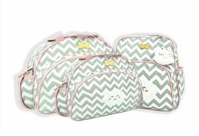 Kit 3 peças Bolsas Mochila Bebê Saída Maternidade Barato - Mave Baby