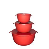 kit 3 peças bowls tijelas potes redondo coloridas