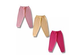 Kit 3 Peças Calça Mijão 1 - 2 - 3 Anos Algodão Culote Suedine Roupa infantil Inverno Bebe Criança