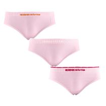 Kit 3 peças Calcinha Tanga Infantil Sem Costura Zee Rucci