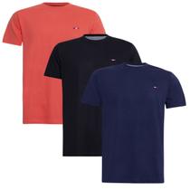 Kit 3 Peças Camisetas FMF Básicas Masculina Industrie em Algodão Premium no Estilo Bordado França Kit 3 Peças Camisetas FMF Básicas Masculina Industrie em Algodão Premium no Estilo Bordado França