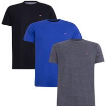 Kit 3 Peças Camisetas FMF Básicas Masculina Industrie em Algodão Premium no Estilo Bordado França Kit 3 Peças Camisetas FMF Básicas Masculina Industrie em Algodão Premium no Estilo Bordado França