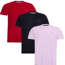 Kit 3 Peças Camisetas FMF Básicas Masculina Industrie em Algodão Premium no Estilo Bordado França Kit 3 Peças Camisetas FMF Básicas Masculina Industrie em Algodão Premium no Estilo Bordado França