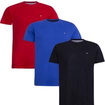 Kit 3 Peças Camisetas FMF Básicas Masculina Industrie em Algodão Premium no Estilo Bordado França Kit 3 Peças Camisetas FMF Básicas Masculina Industrie em Algodão Premium no Estilo Bordado França