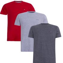 Kit 3 Peças Camisetas FMF Básicas Masculina Industrie em Algodão Premium no Estilo Bordado França Kit 3 Peças Camisetas FMF Básicas Masculina Industrie em Algodão Premium no Estilo Bordado França
