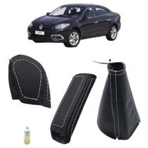Kit 3 Peças Capas Freio E Manopla Câmbio Manual Com Coifa Fluence Expression 2011 Á 2018 Kit 3 Peças Capas Freio E Manopla Câmbio Manual Com Coifa Fluence Expression 2011 Á 2018