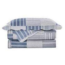 Kit 3 Peças Colcha Evolution Patchwork King