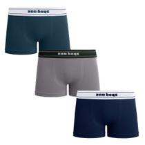Kit 3 Peças Cueca Boxer Infantil sem Costura Zee Rucci