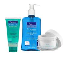 Kit 3 peças cuidado intensivo Nupill skincare blue Kit 3 peças cuidado intensivo Nupill skincare blue