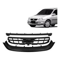 Kit 3 peças da Grade Central Radiador Gm Chevrolet Corsa Classic 2008 2009 2010