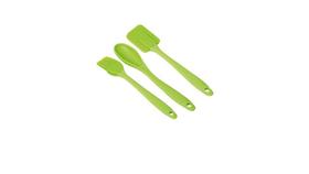 Kit 3 Peças de Silicone Cozinha Espátula Pincel e Colher ( 32085 )
