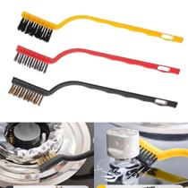 Kit 3 Peças Escova Limpeza Ferro Bronze Nilon Cozinha Polimento Removendo Ferrugem Detalhe Metal Kit 3 Peças Escova Limpeza Ferro Bronze Nilon Cozinha Polimento Removendo Ferrugem Detalhe Metal
