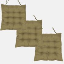 Kit 3 Peças Futton 40x40cm Macio Variedades De Cores Futon Para Cadeiras Banquetas Pallets Almofadas Decoração