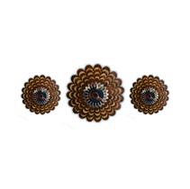 Kit 3 Peças Mandala Decorativa Ambiente Sala Quarto