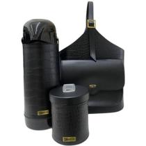 Kit 3 peças matetri charlote 1l - preto