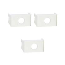 Kit 3 Peças Módulo Saída de Fio S404200 Branco Lunare Up Schneider