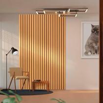 Kit 3 Peças Painel Ripado Suspensa Com Furo Nature Otto Shop Jm