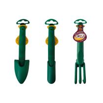 Kit 3 Peças Para Jardinagem Conjunto Mini Ferramentas Jardim Vaso Planta Horta Cultivo com Ancinho e Pá Kit 3 Peças Para Jardinagem Conjunto Mini Ferramentas Jardim Vaso Planta Horta Cultivo com Ancinho e Pá