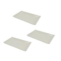 Kit 3 Peças Petisqueira Retangular Melamina 19cm Frigopro