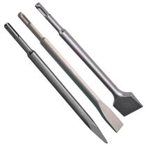 Kit 3 Peças Ponteira E Talhadeiras Para Martelete Sds Plus Kit 3 Peças Ponteira E Talhadeiras Para Martelete Sds Plus