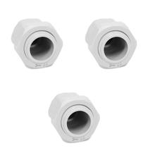 Kit 3 Peças Prensa Cabo Cinza Rosca Curta BSP 3/8 Polegadas Sibratec - Cinza Claro Kit 3 Peças Prensa Cabo Cinza Rosca Curta BSP 3/8 Polegadas Sibratec - Cinza Claro