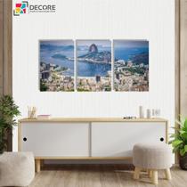 Kit 3 Peças Quadros Decorativos Cidade Maravilhosa Paisagem - Loljia ldta