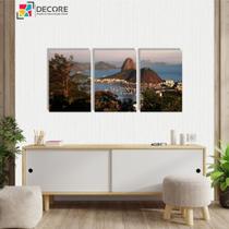 Kit 3 Peças Quadros Decorativos Pão De Açúcar Rio De Janeiro